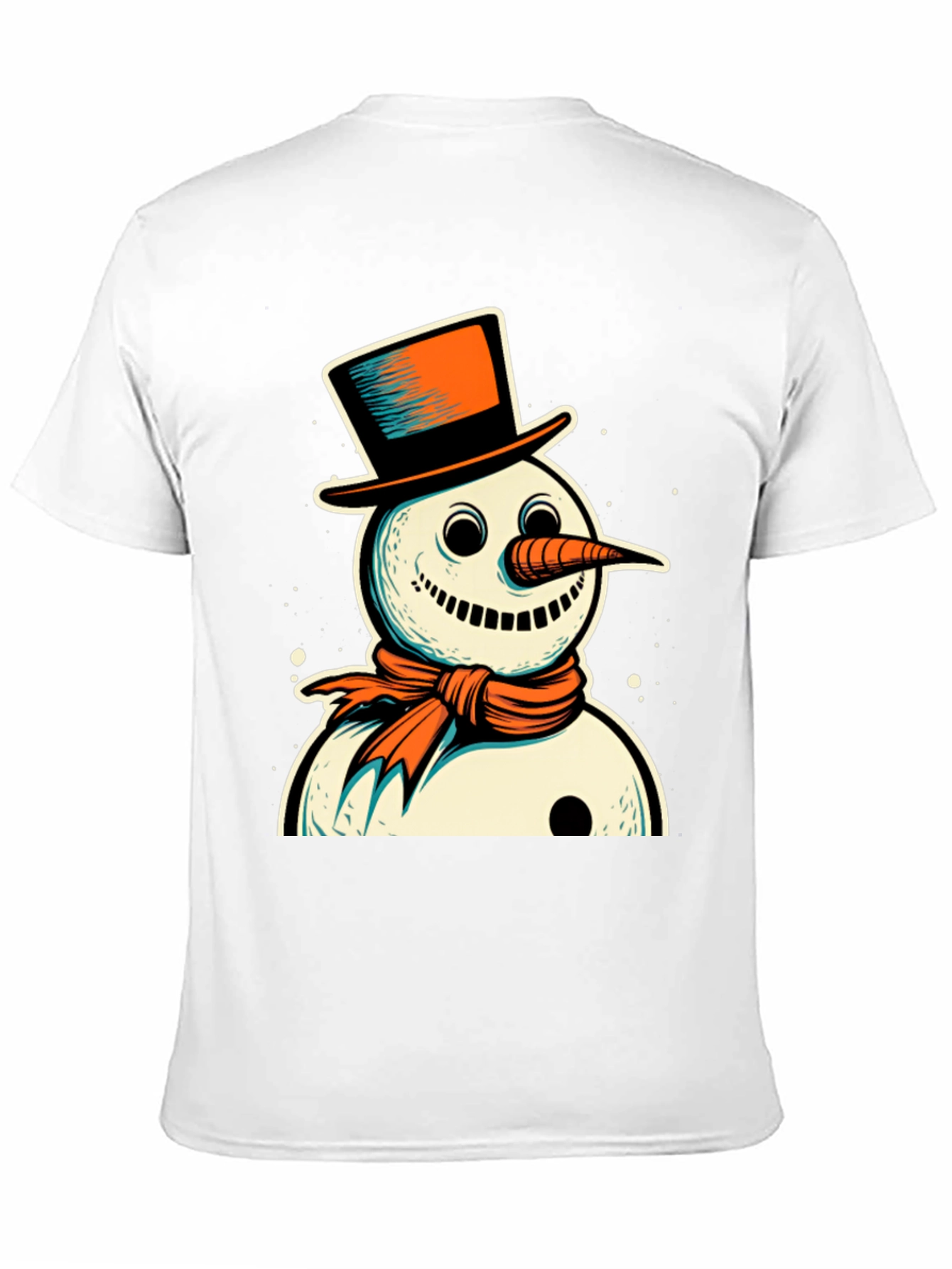 Snowman Graphic Tee - Festive Holiday Style