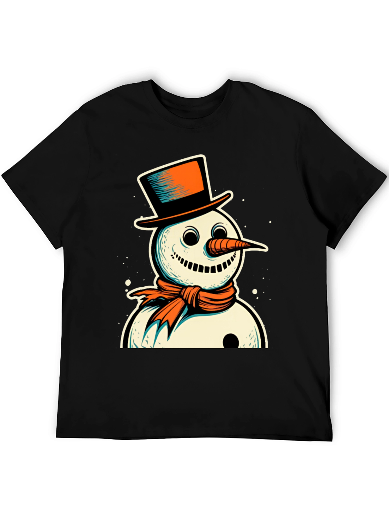 Snowman Graphic Tee - Festive Holiday Style