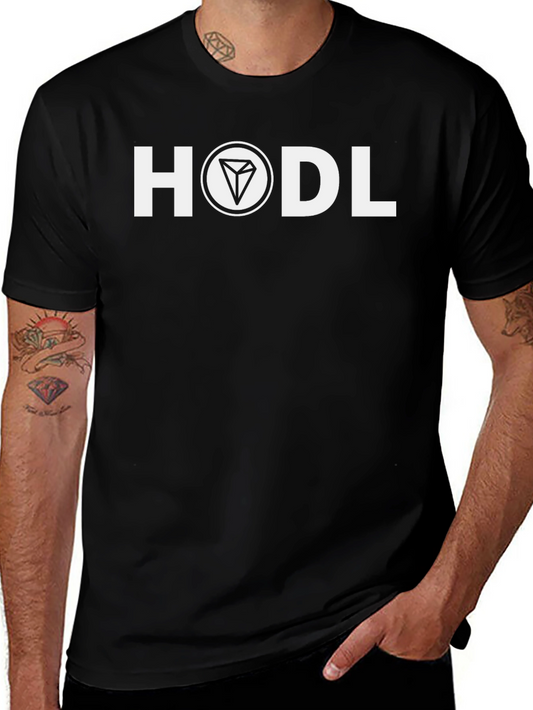 HODL Crypto T-Shirt - Black Cotton Tee