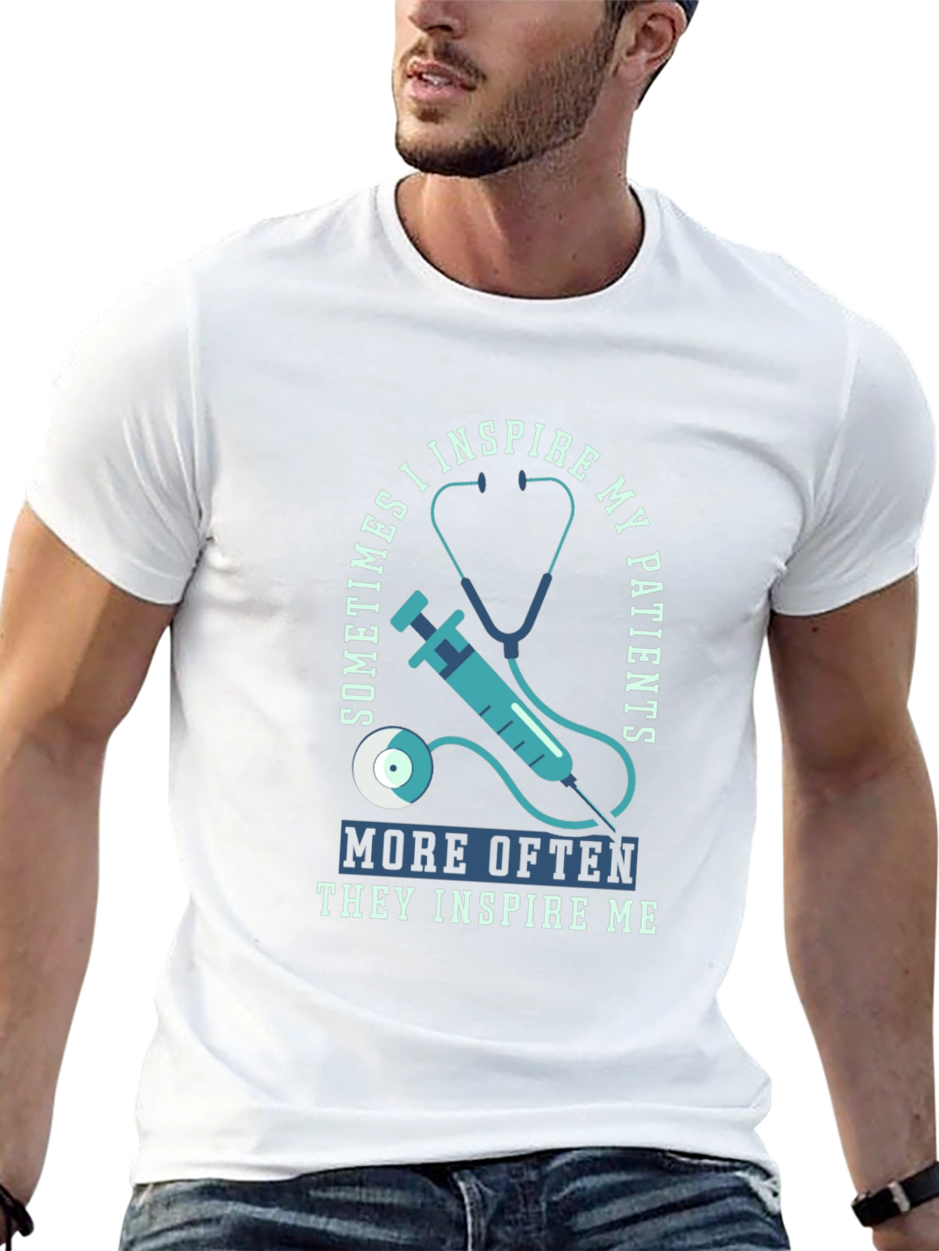 Inspiring Healthcare Tee - Nurse/Doctor Appreciation