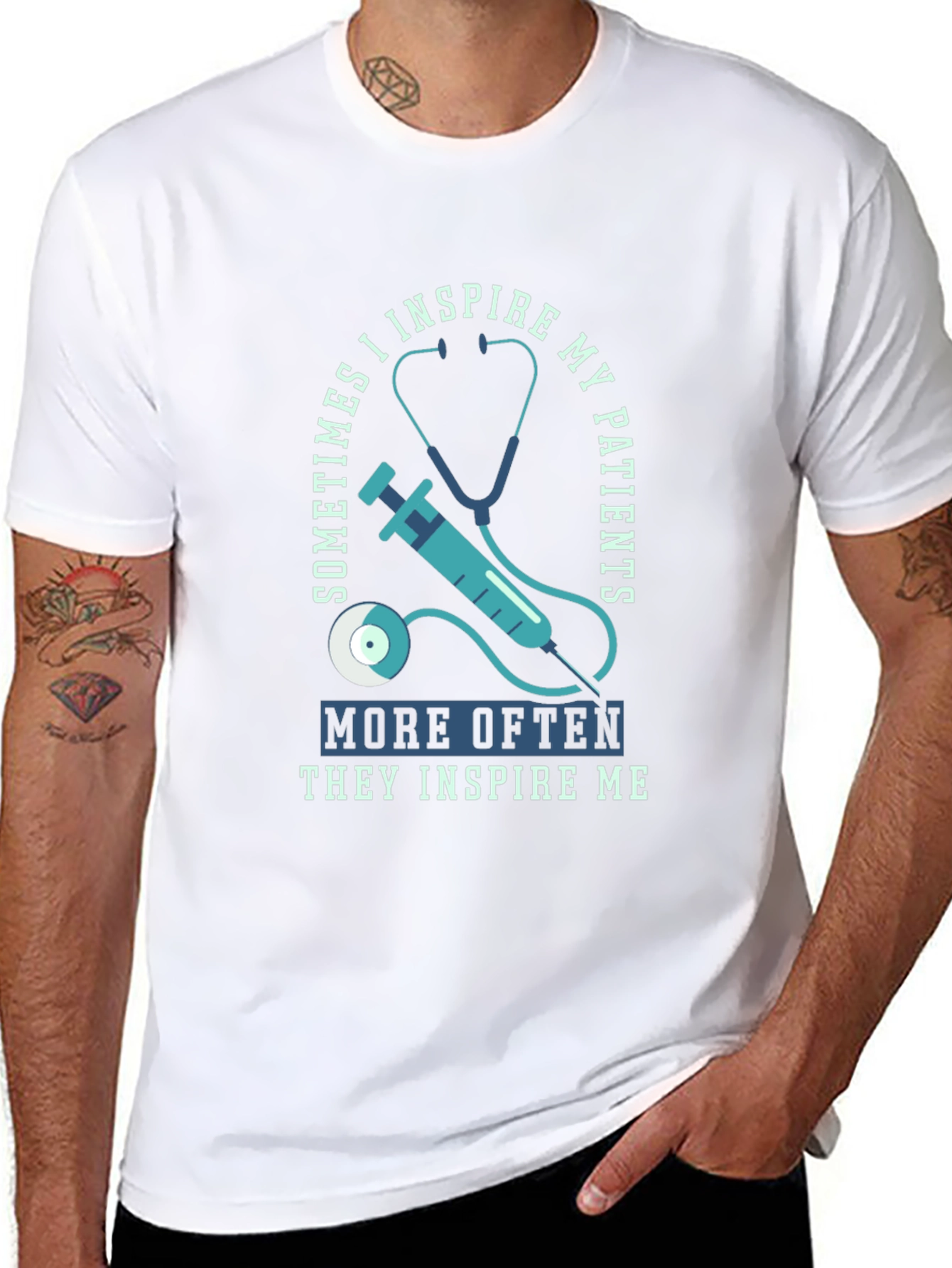 Inspiring Healthcare Tee - Nurse/Doctor Appreciation