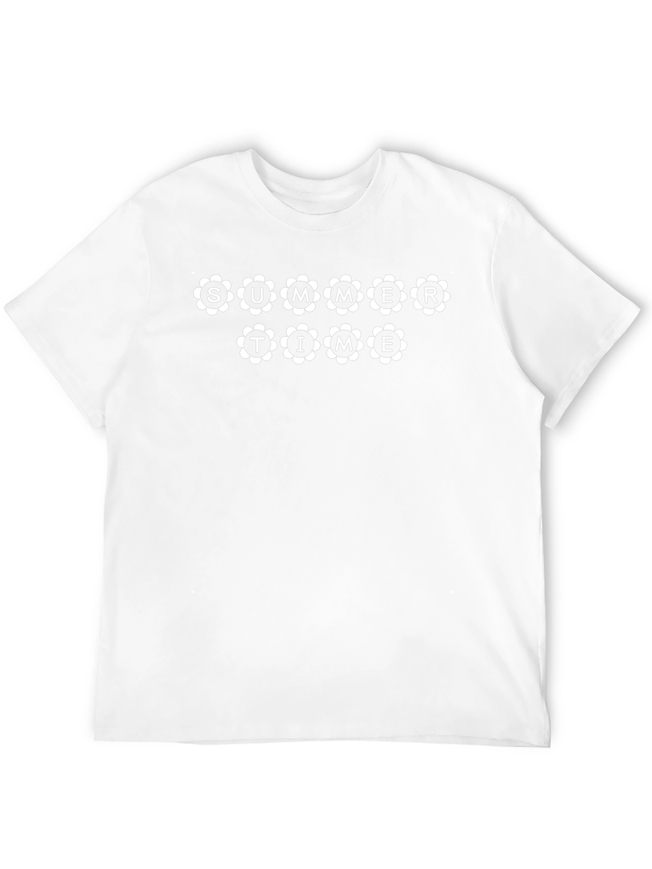 Summer Time Daisy Graphic Tee - Black