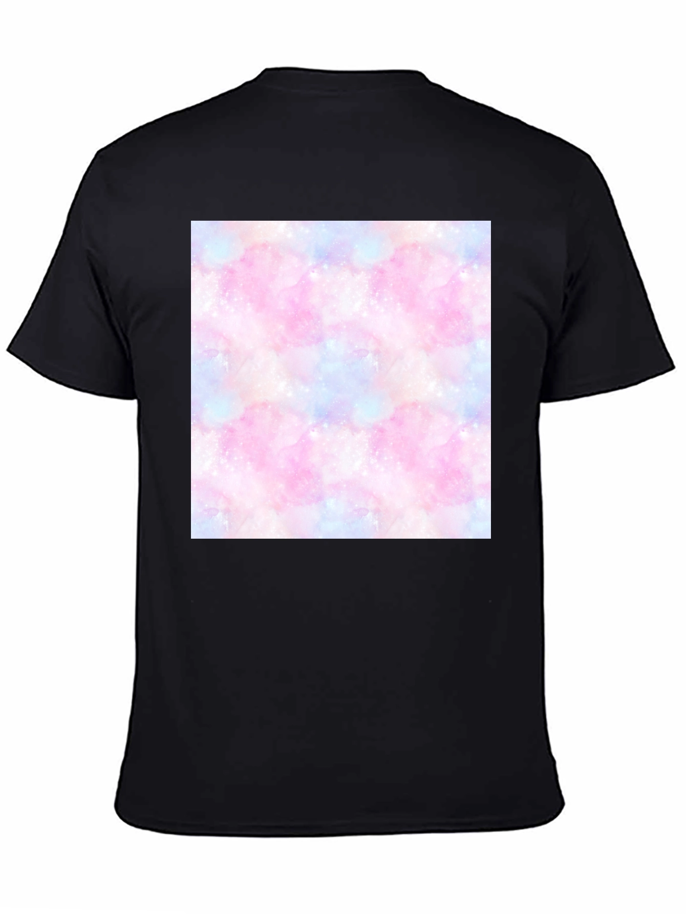Galaxy Print T-Shirt - Trendy Cotton Blend Tee