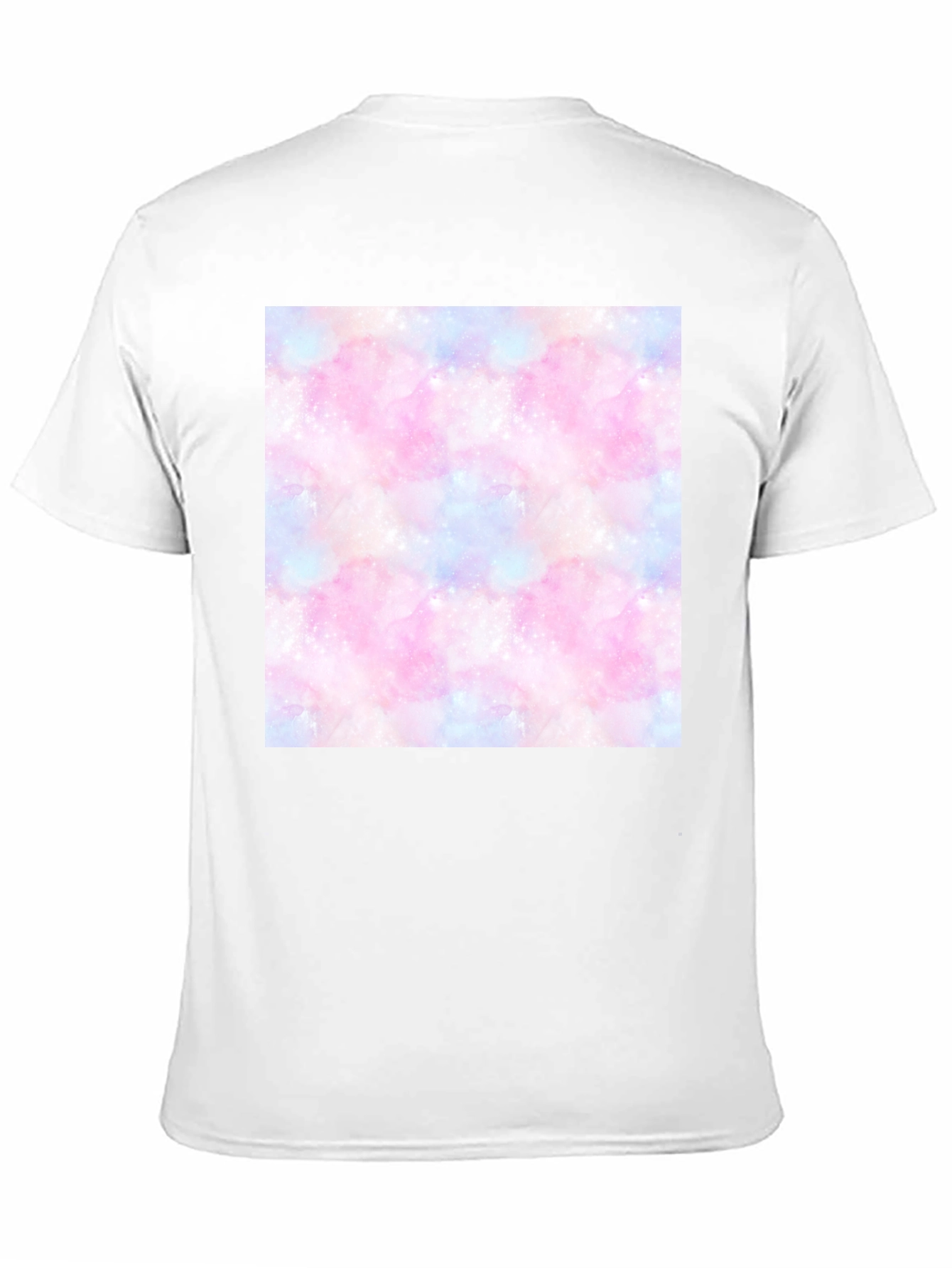 Galaxy Print T-Shirt - Trendy Cotton Blend Tee