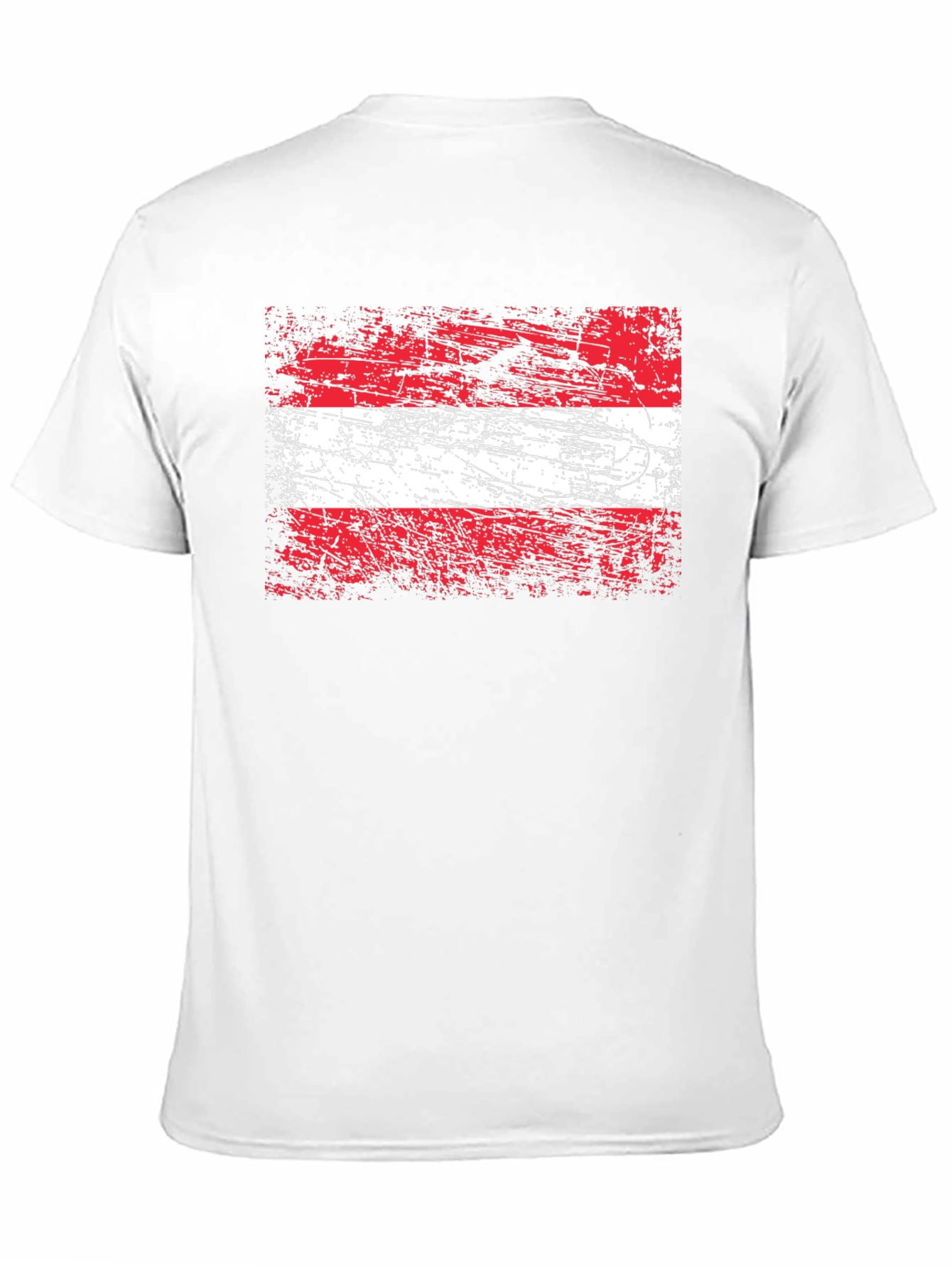 Distressed Austria Flag Graphic T-Shirt