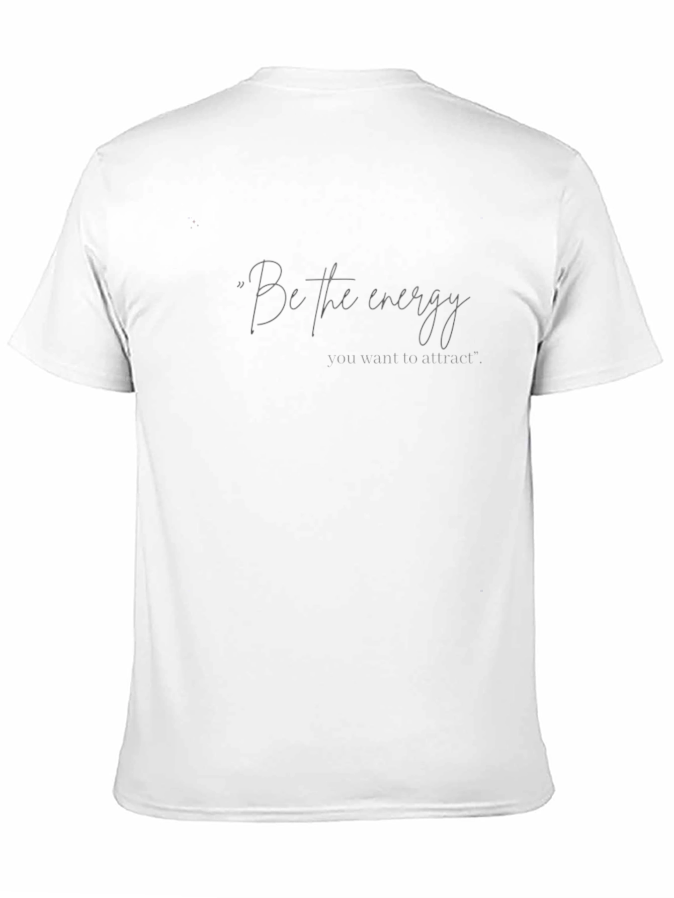 Energy Quote Black Graphic Tee