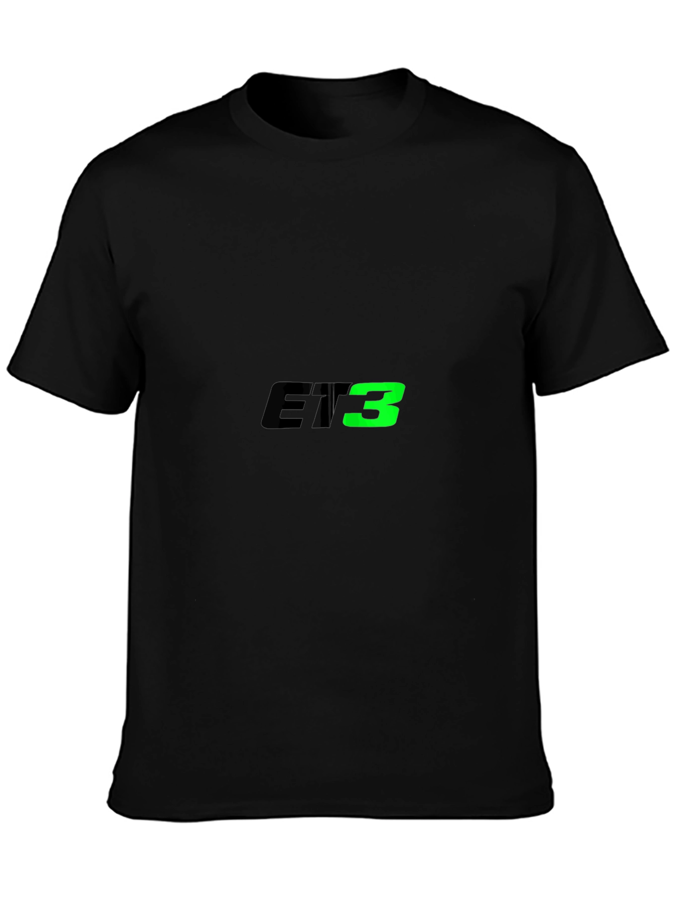 ET3 Graphic Tee - Black Cotton Blend