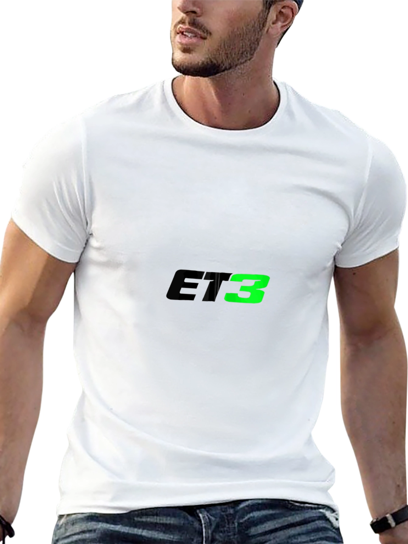 ET3 Graphic Tee - Black Cotton Blend