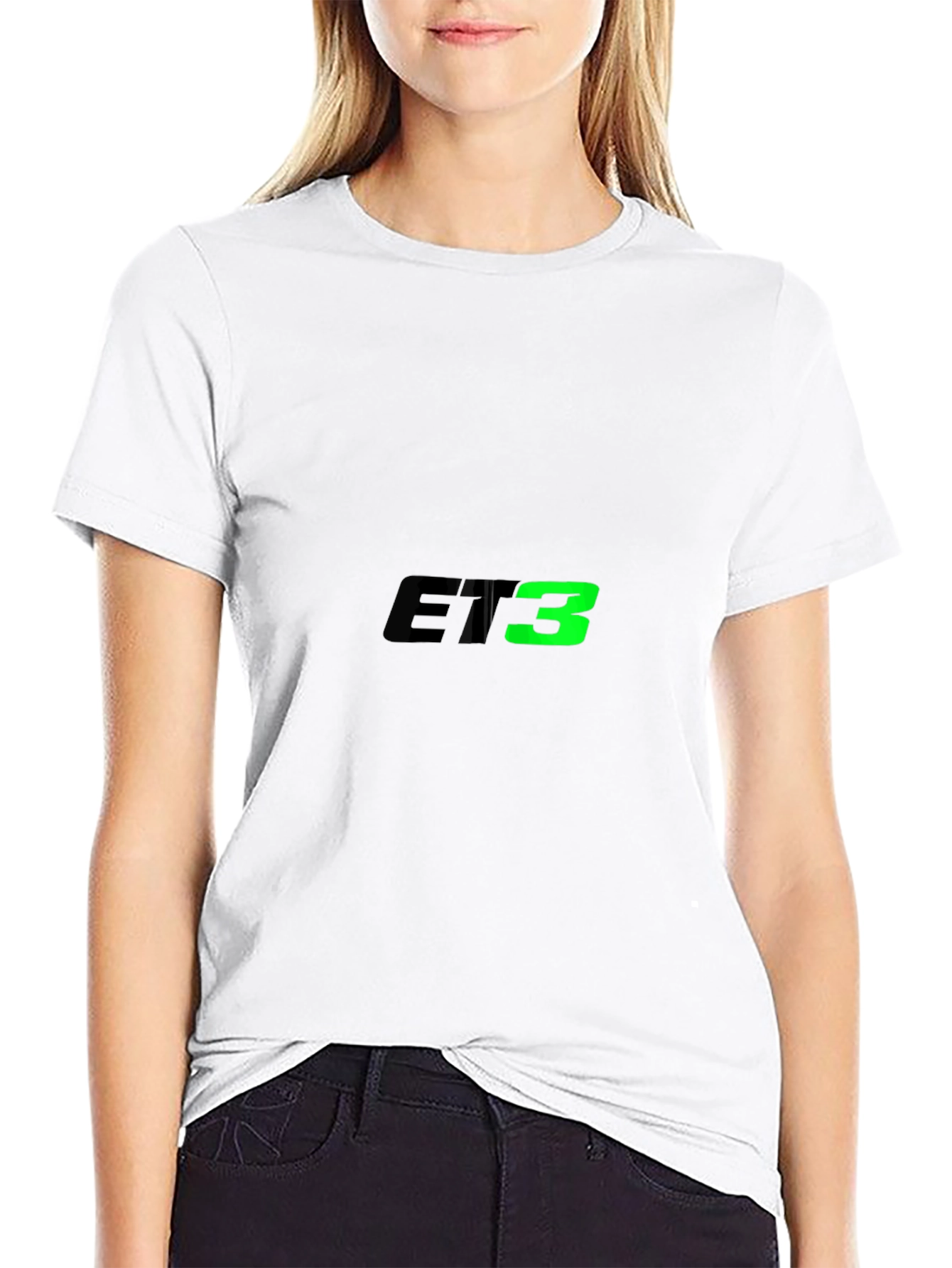 ET3 Graphic Tee - Black Cotton Blend