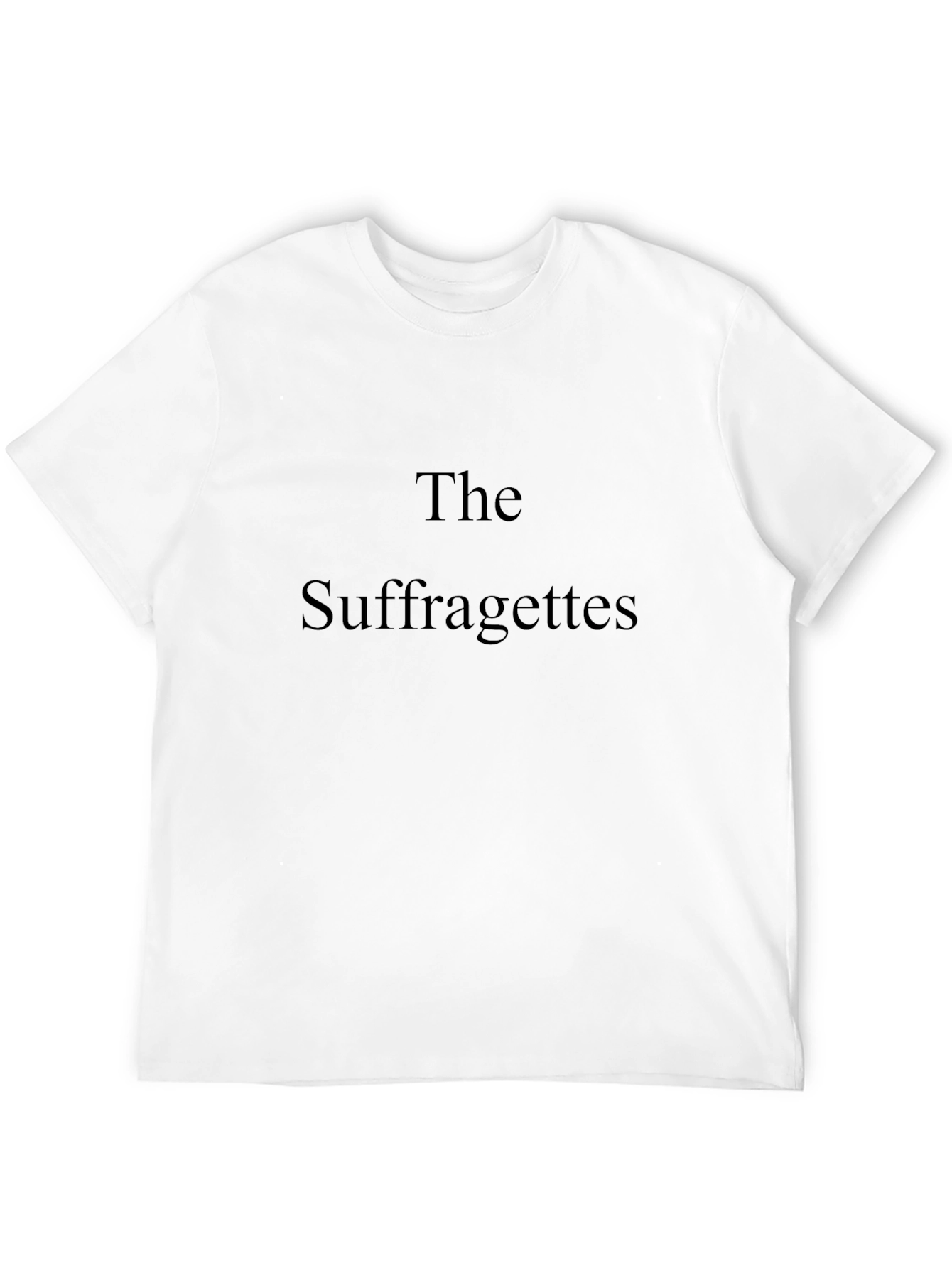 The Suffragettes Graphic Tee - Black Cotton T-Shirt