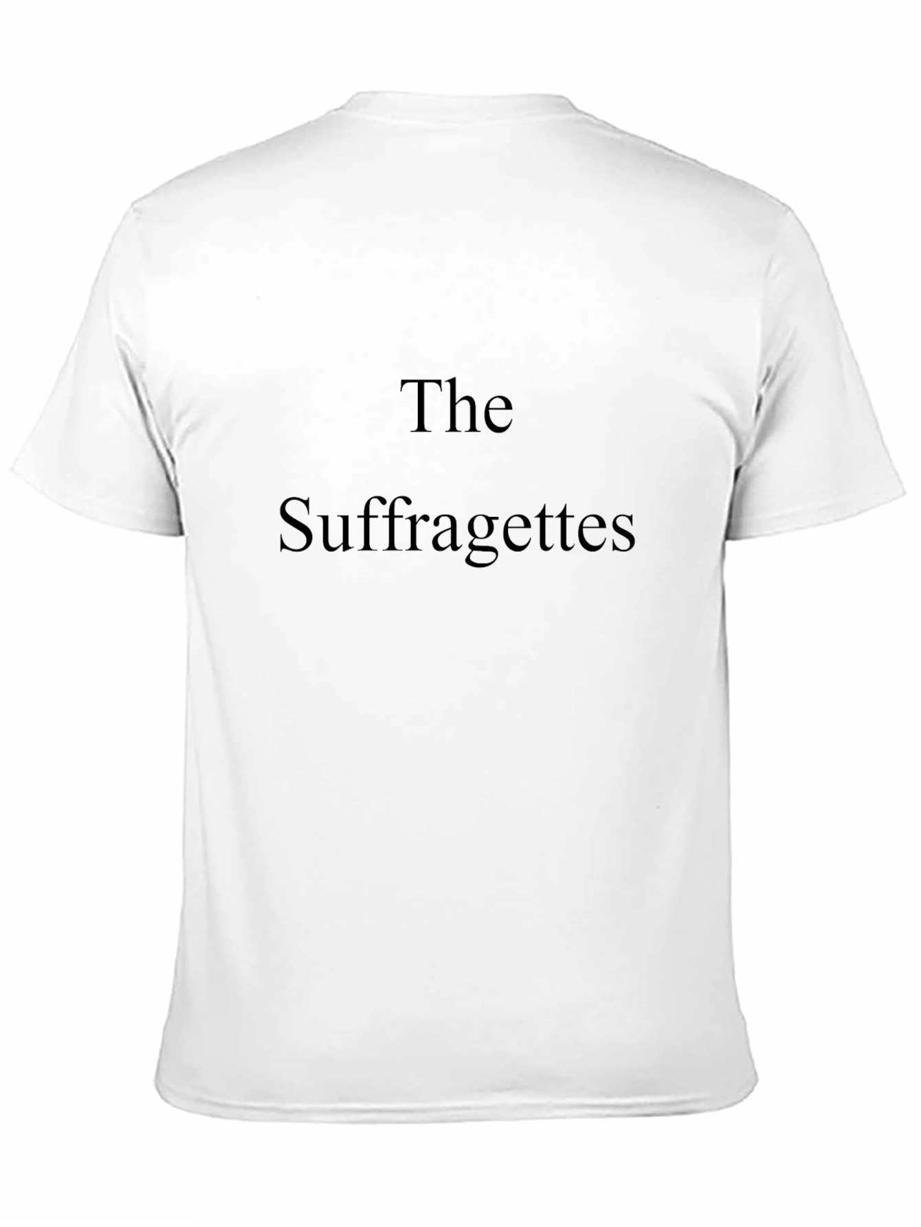 The Suffragettes Graphic Tee - Black Cotton T-Shirt