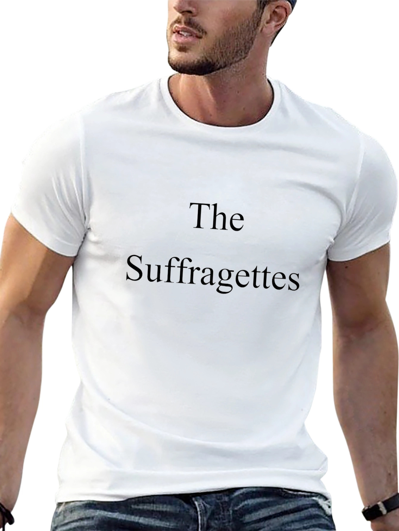 The Suffragettes Graphic Tee - Black Cotton T-Shirt