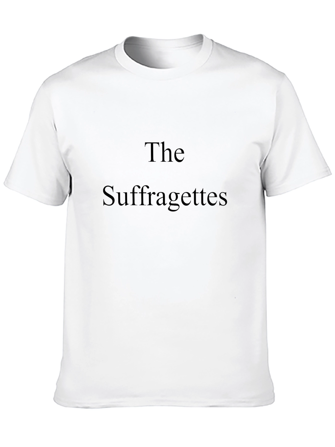 The Suffragettes Graphic Tee - Black Cotton T-Shirt
