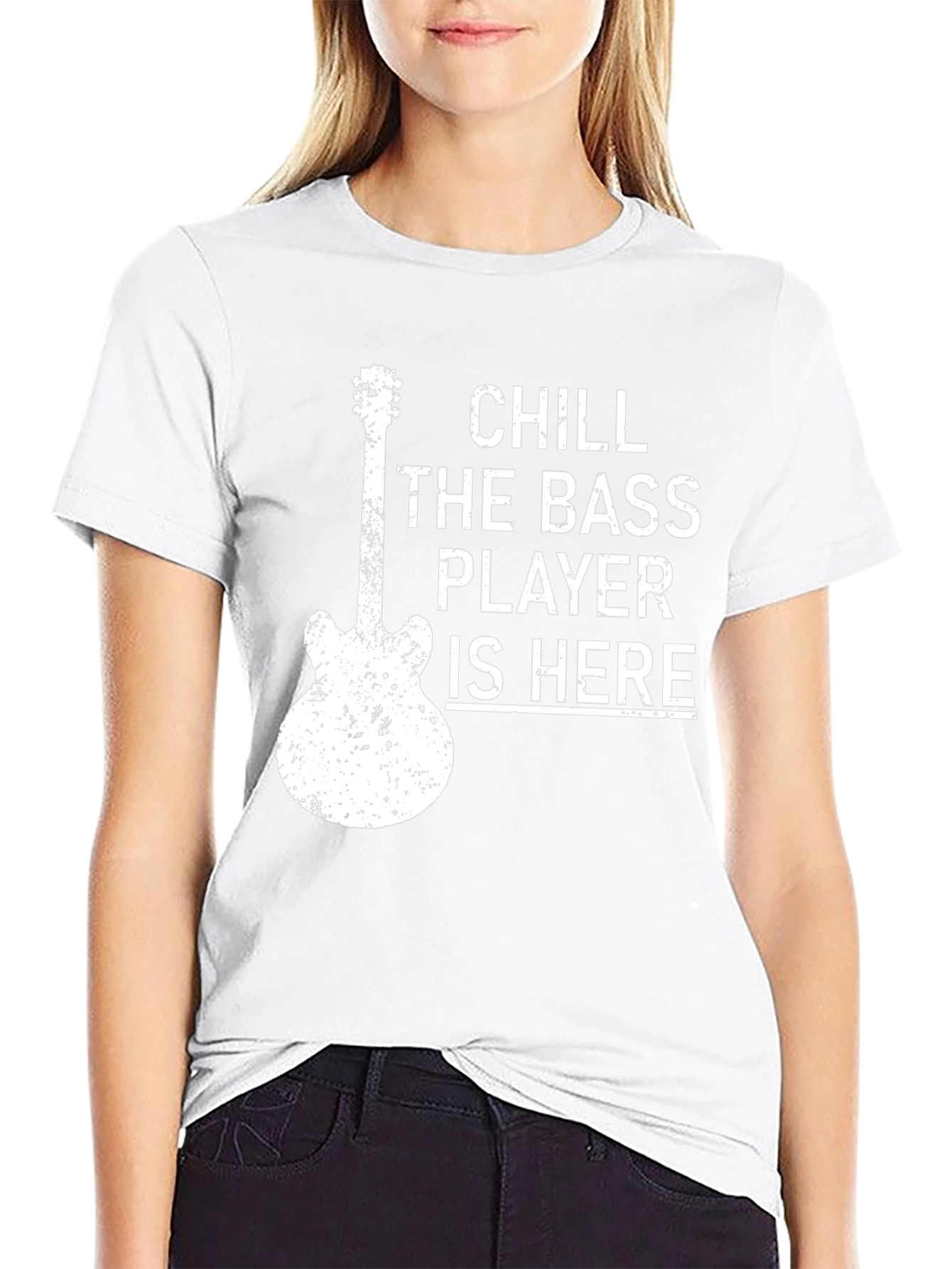 Chill The Bass Player Is Here T-Shirt