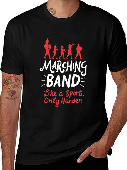 Marching Band Graphic Tee - Harder Than a Sport!