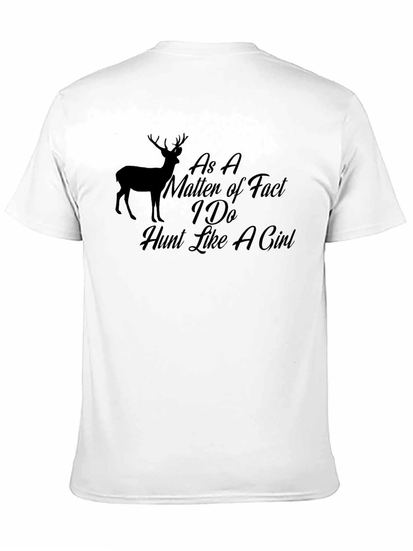Hunt Like A Girl Black T-Shirt