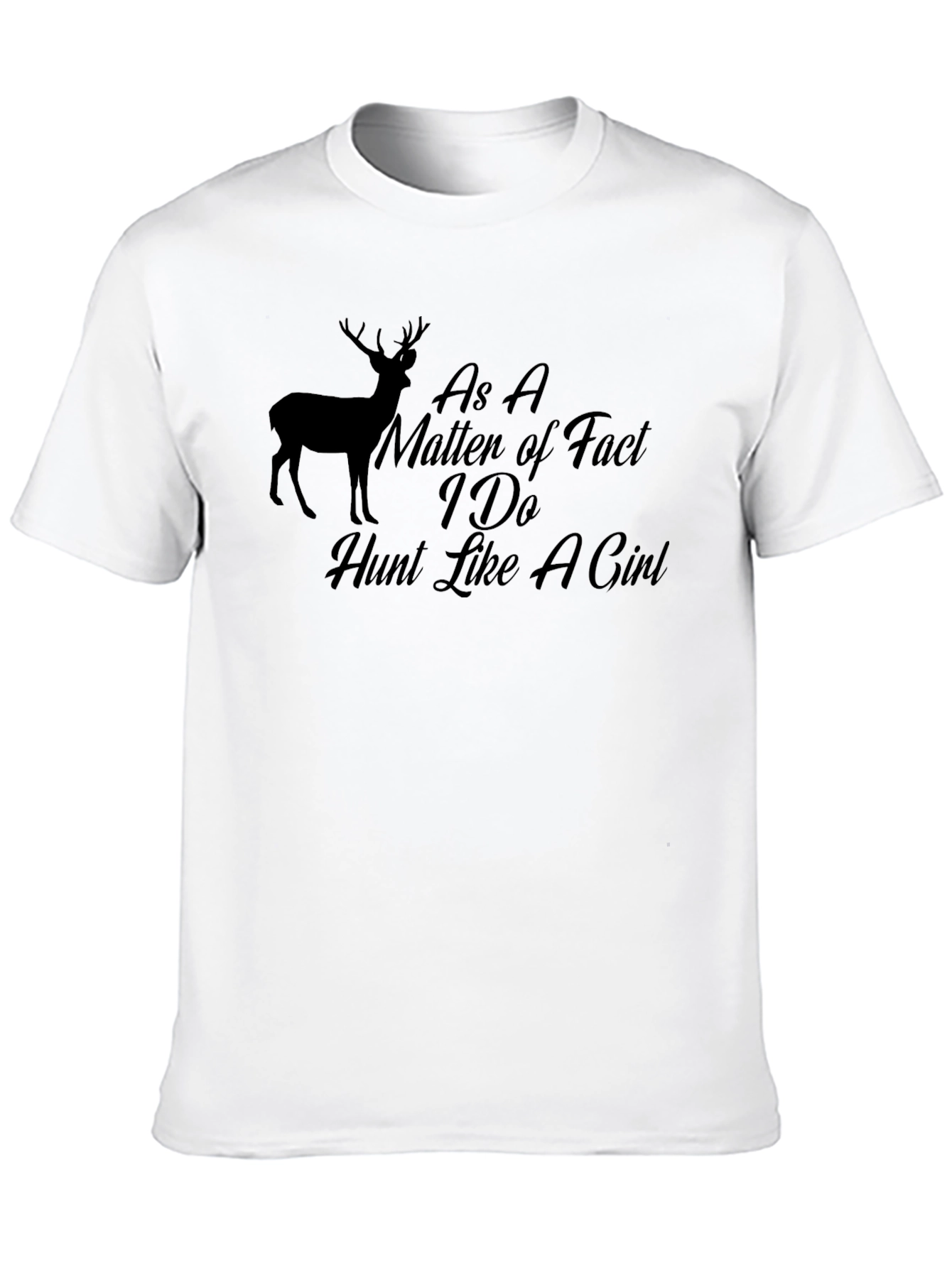 Hunt Like A Girl Black T-Shirt