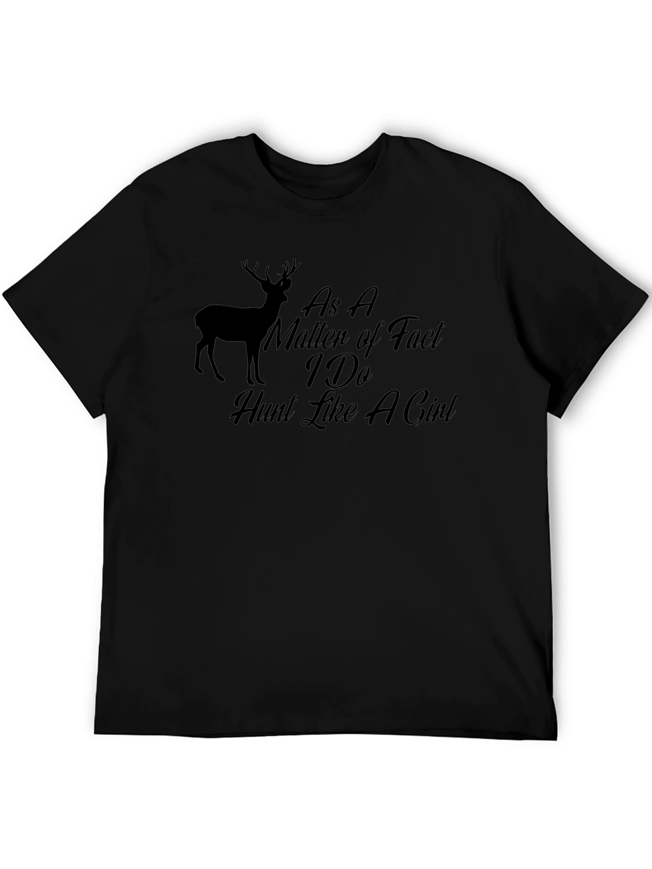 Hunt Like A Girl Black T-Shirt