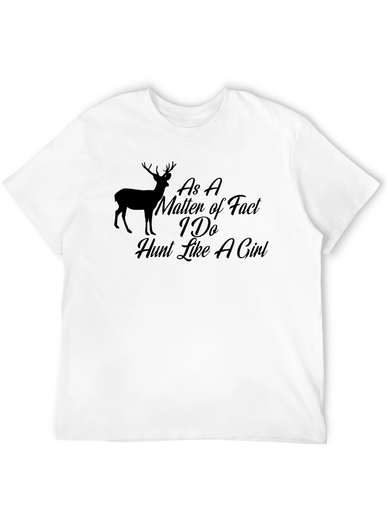Hunt Like A Girl Black T-Shirt
