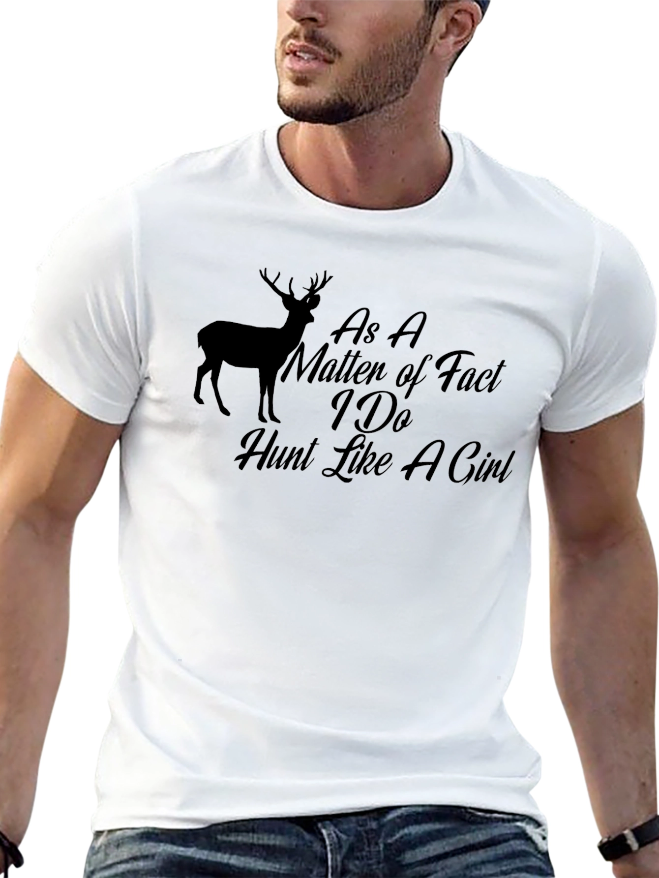 Hunt Like A Girl Black T-Shirt
