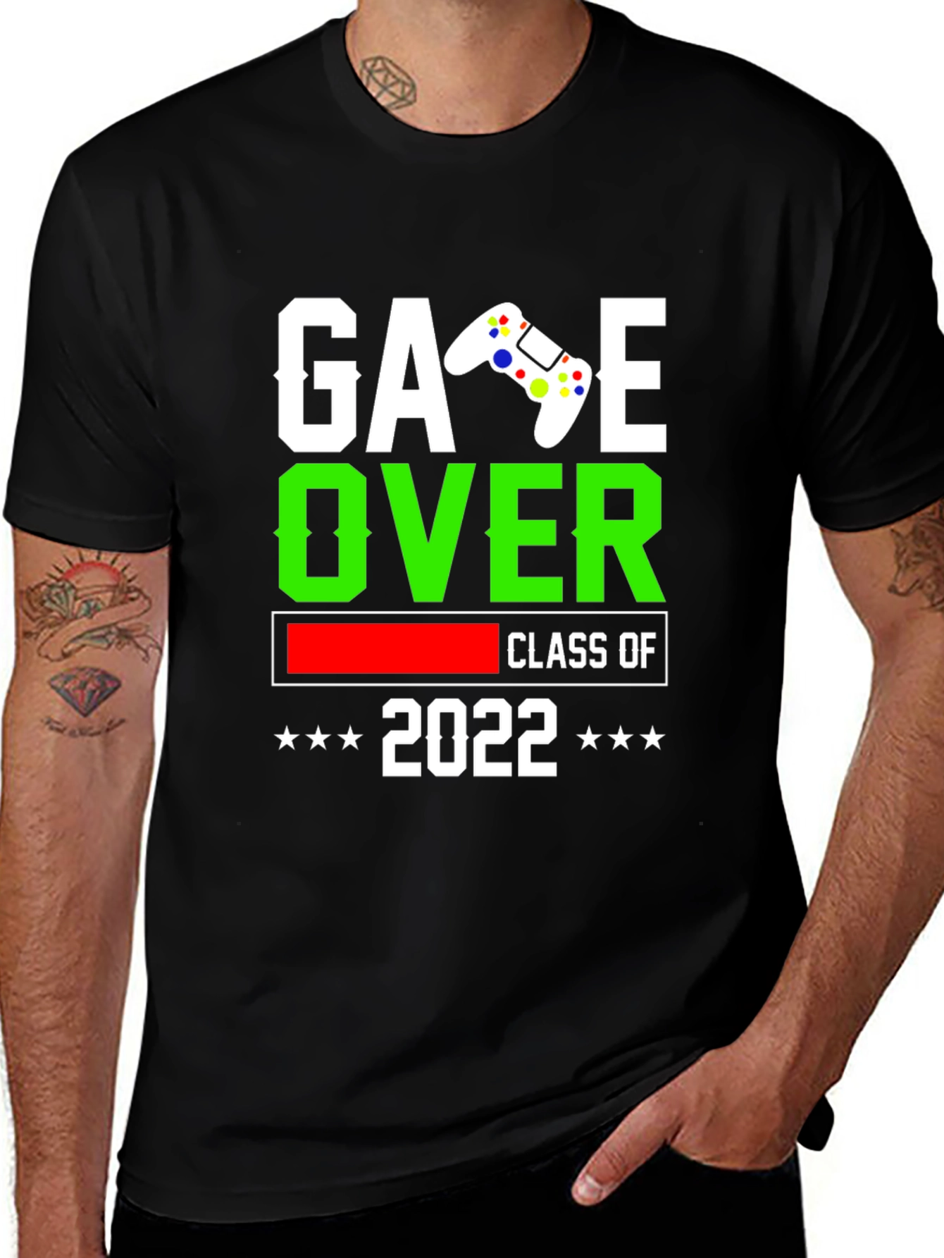 Game Over Class of 2022 Graduation T-Shirt