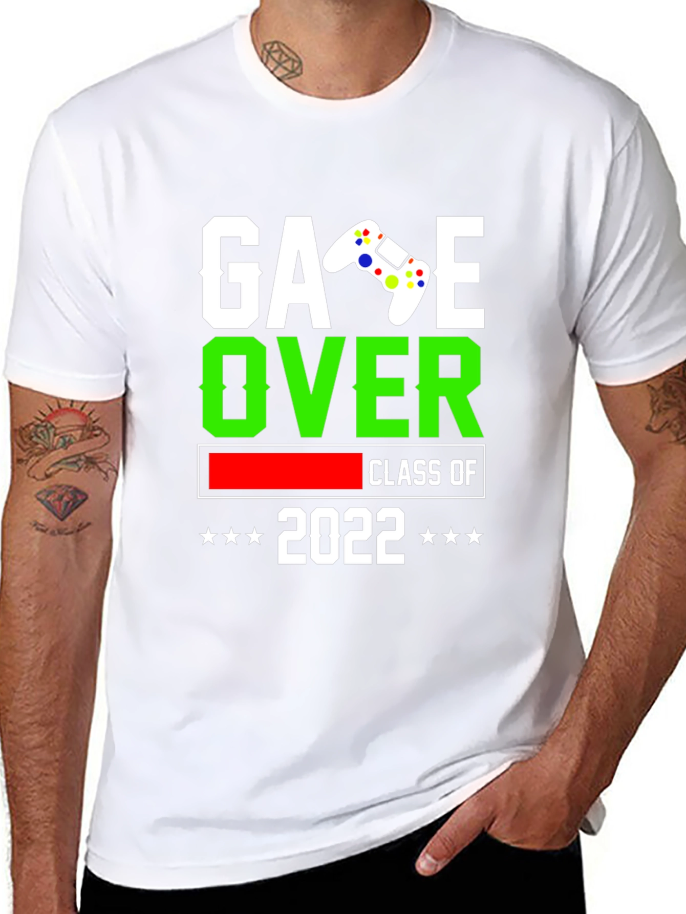 Game Over Class of 2022 Graduation T-Shirt