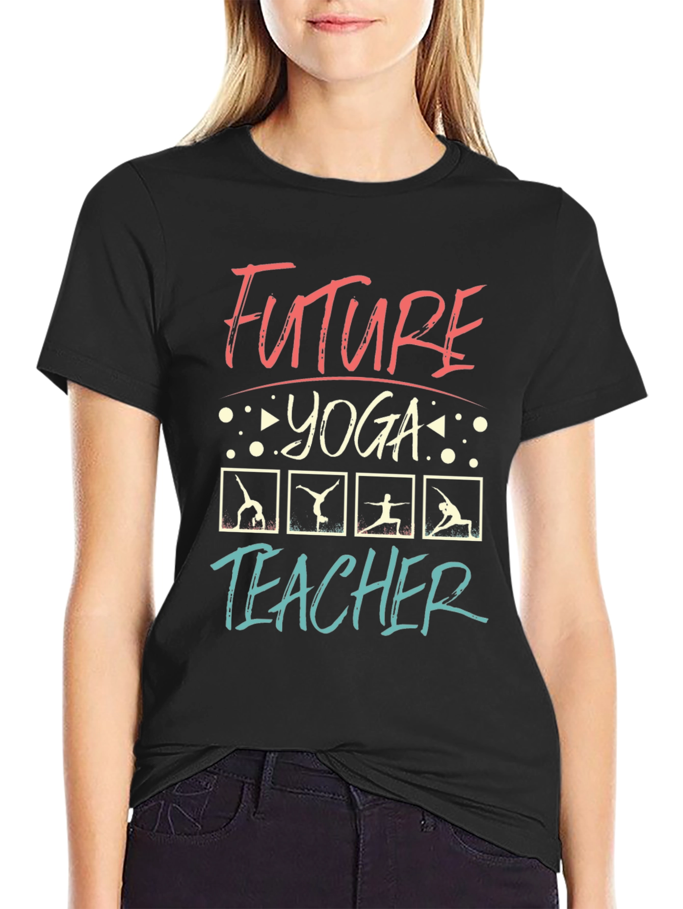 Future Yoga Teacher Graphic T-Shirt