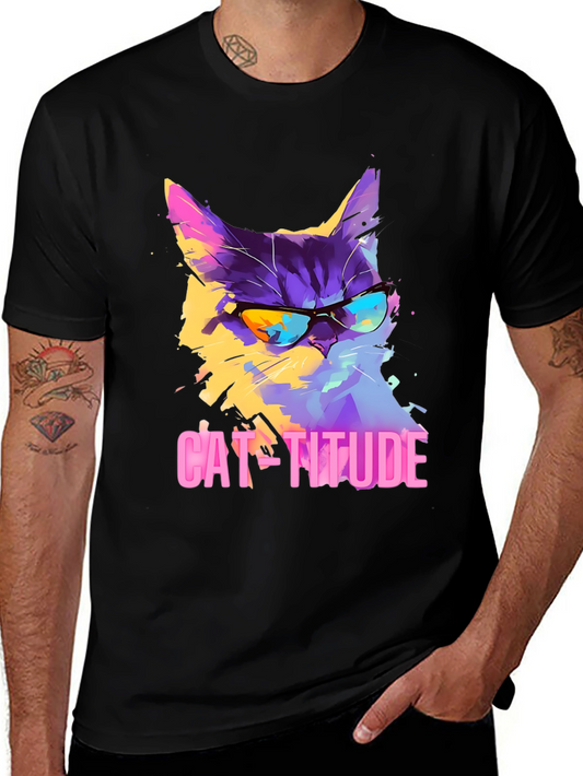 Cool Cat-Titude Graphic Tee