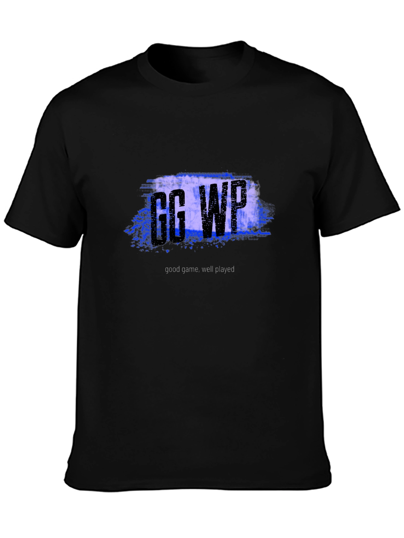 GG WP Black T-Shirt - Good Game Well Played