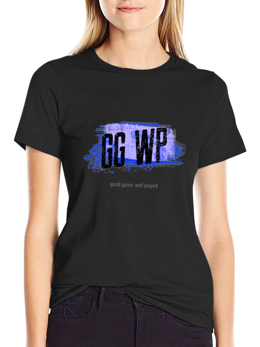 GG WP Black T-Shirt - Good Game Well Played