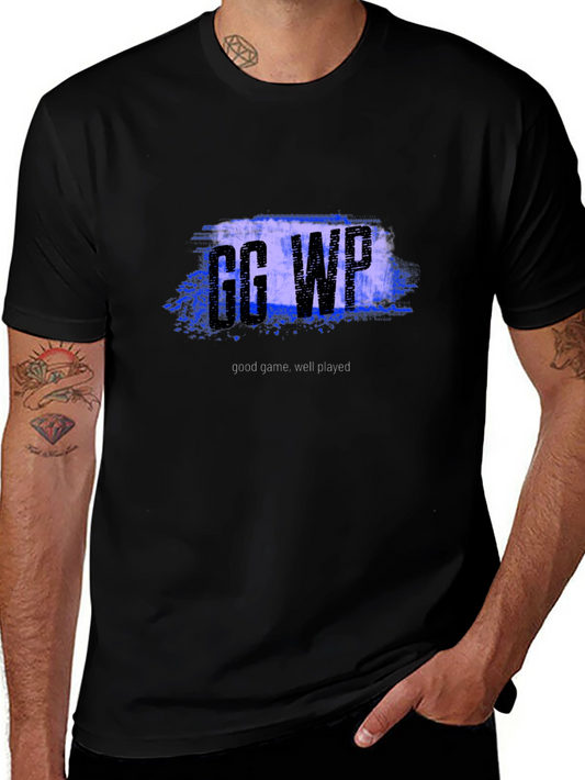 GG WP Black T-Shirt - Good Game Well Played