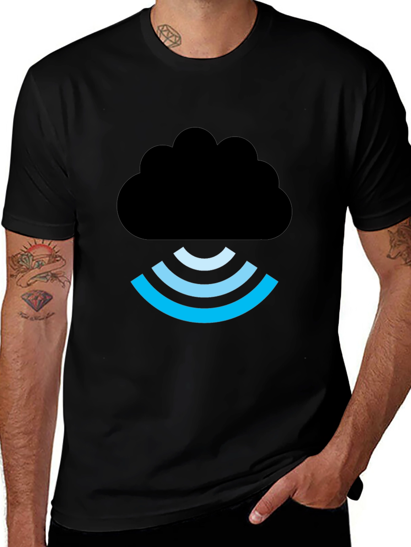 Cloud Signal Graphic T-Shirt