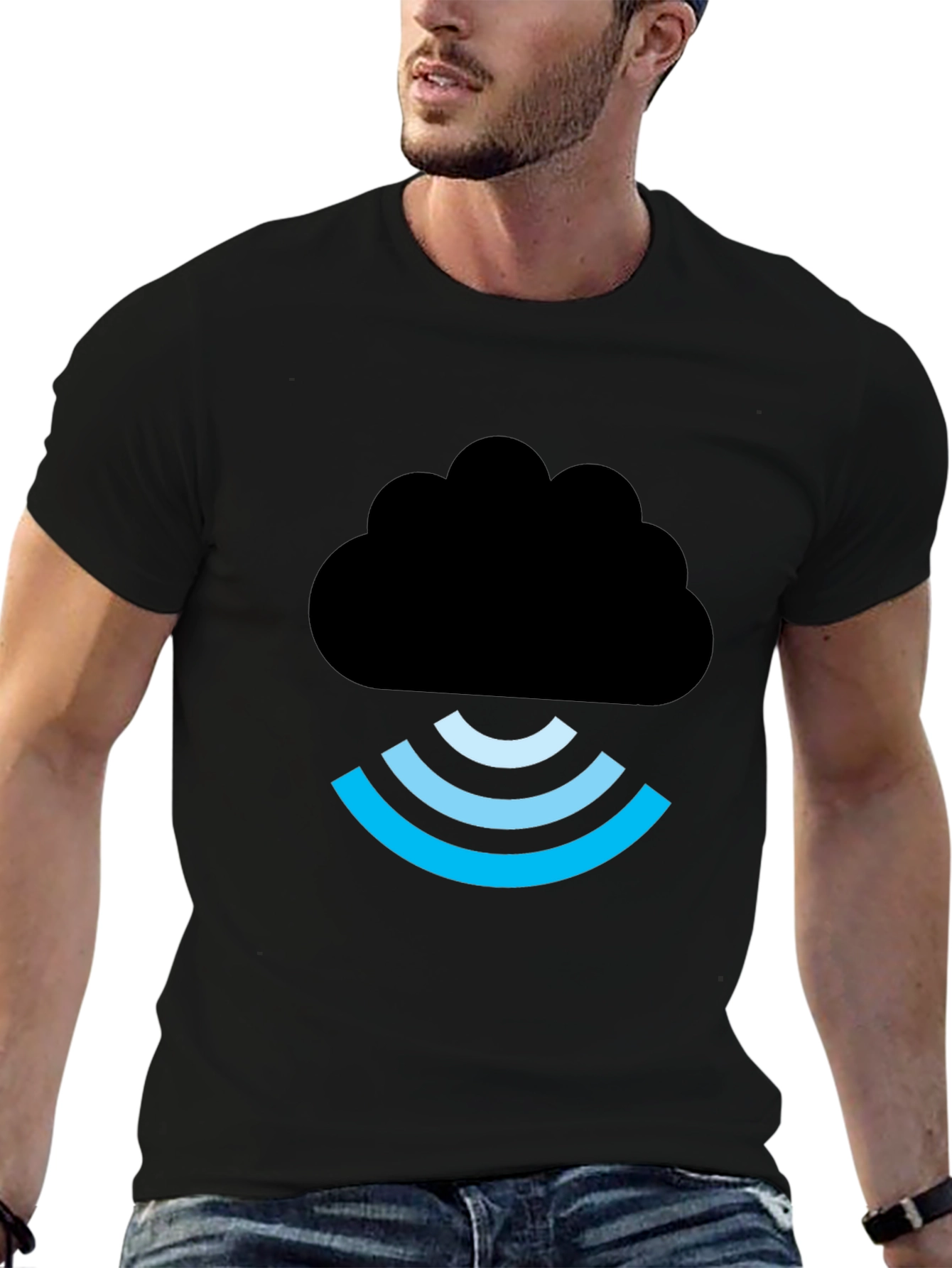 Cloud Signal Graphic T-Shirt