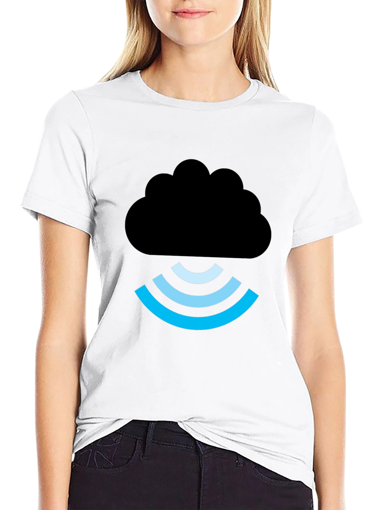 Cloud Signal Graphic T-Shirt
