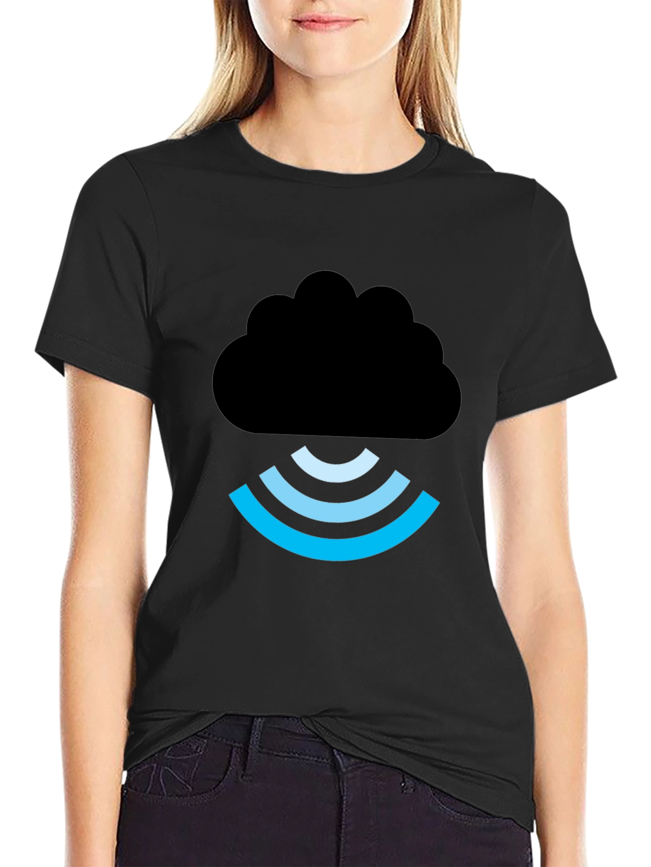 Cloud Signal Graphic T-Shirt