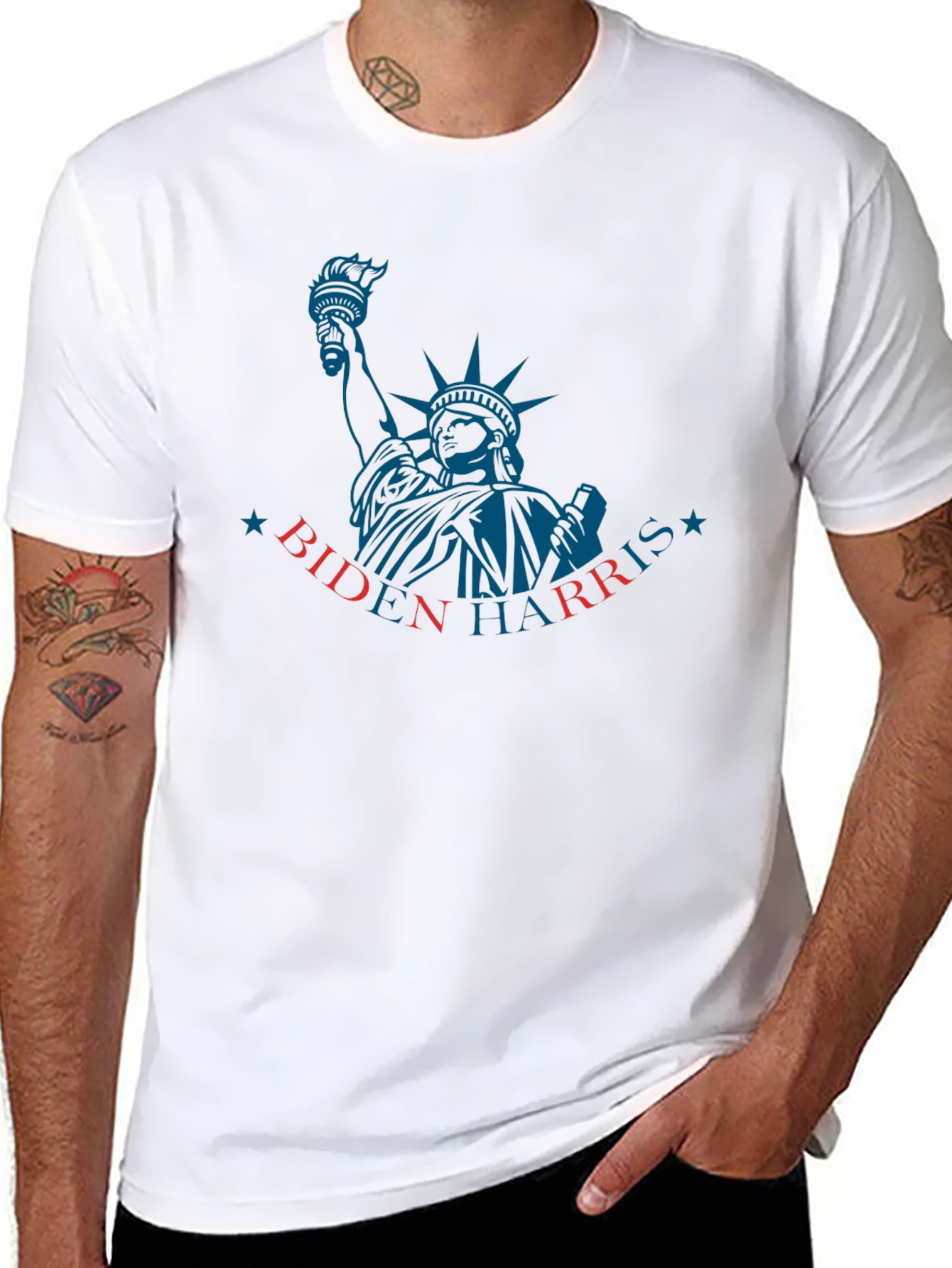 Biden Harris Statue of Liberty T-Shirt