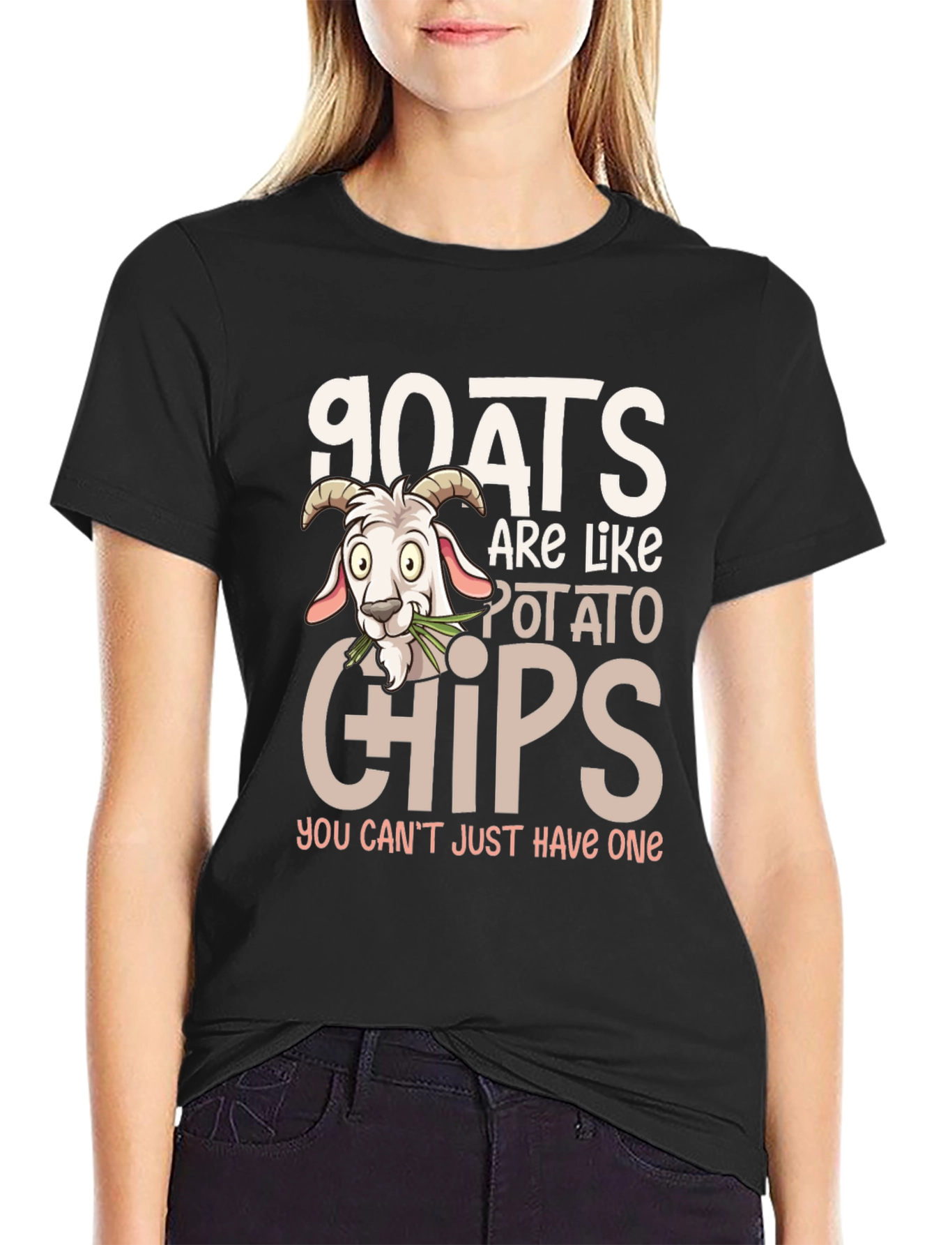 Goats are Like Potato Chips T-Shirt
