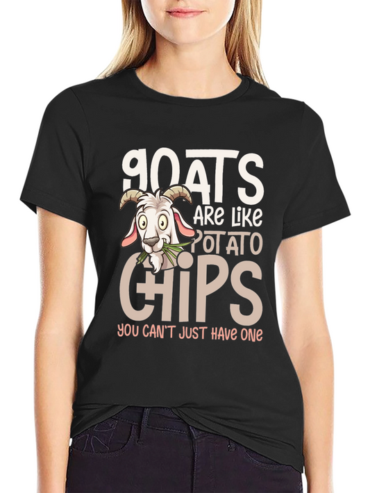 Goats are Like Potato Chips T-Shirt