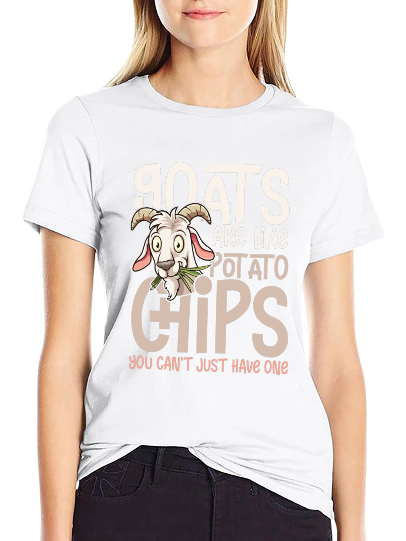 Goats are Like Potato Chips T-Shirt