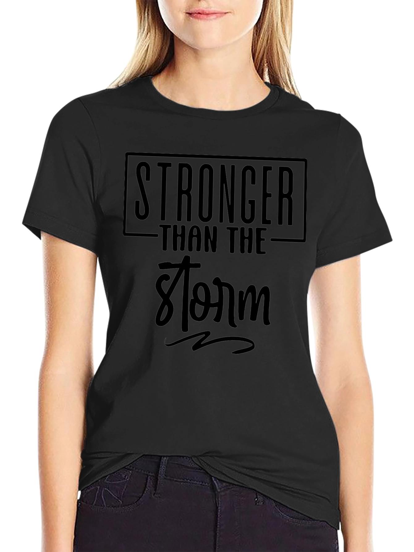 Stronger Than The Storm Graphic T-Shirt
