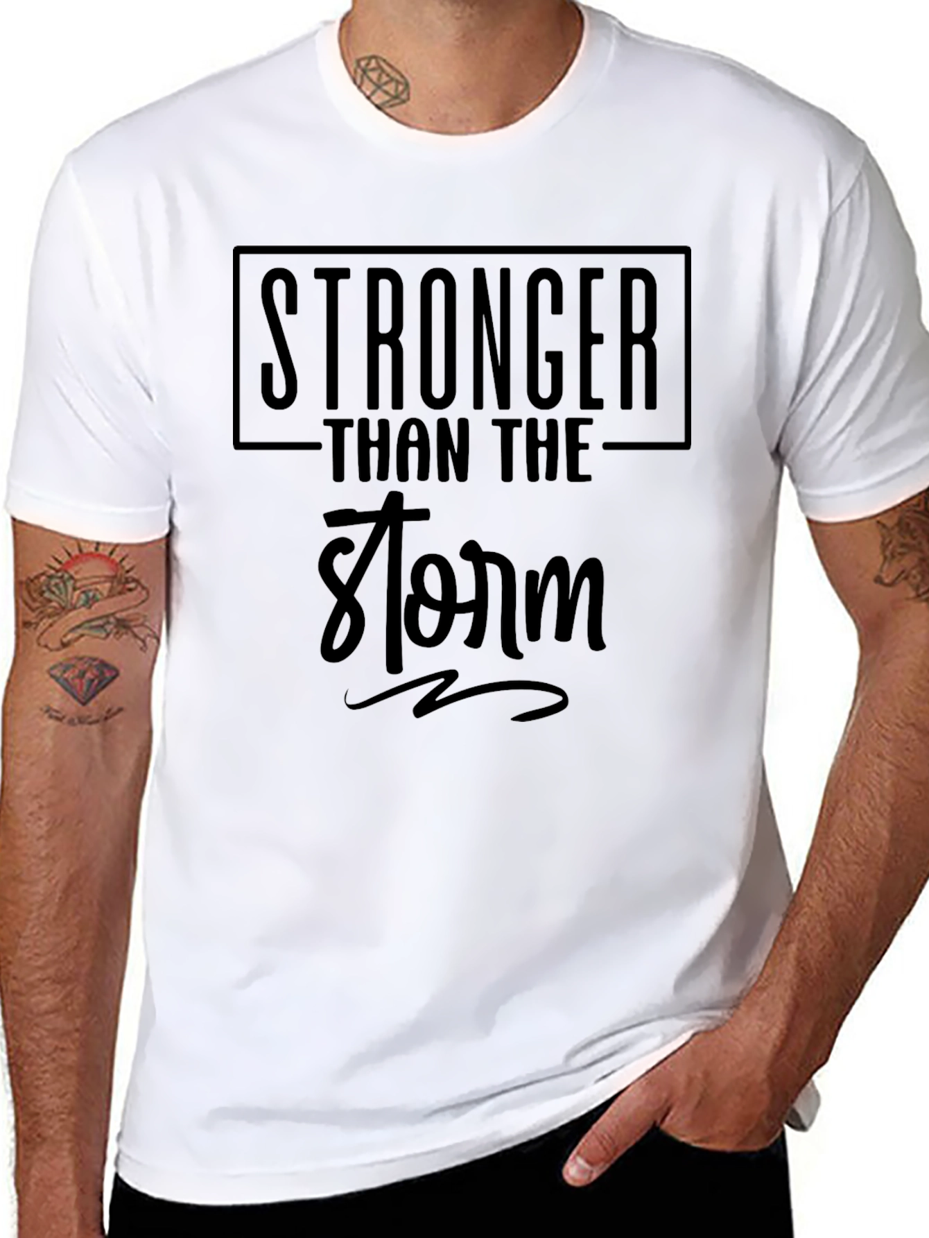 Stronger Than The Storm Graphic T-Shirt