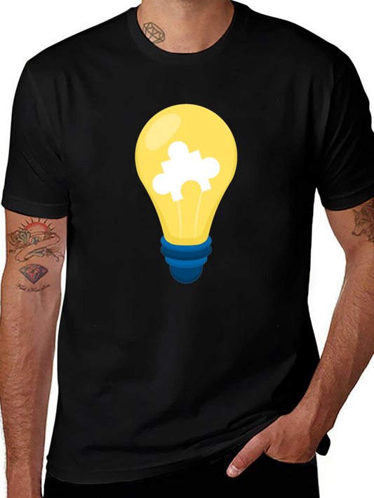Puzzle Bulb Graphic Tee