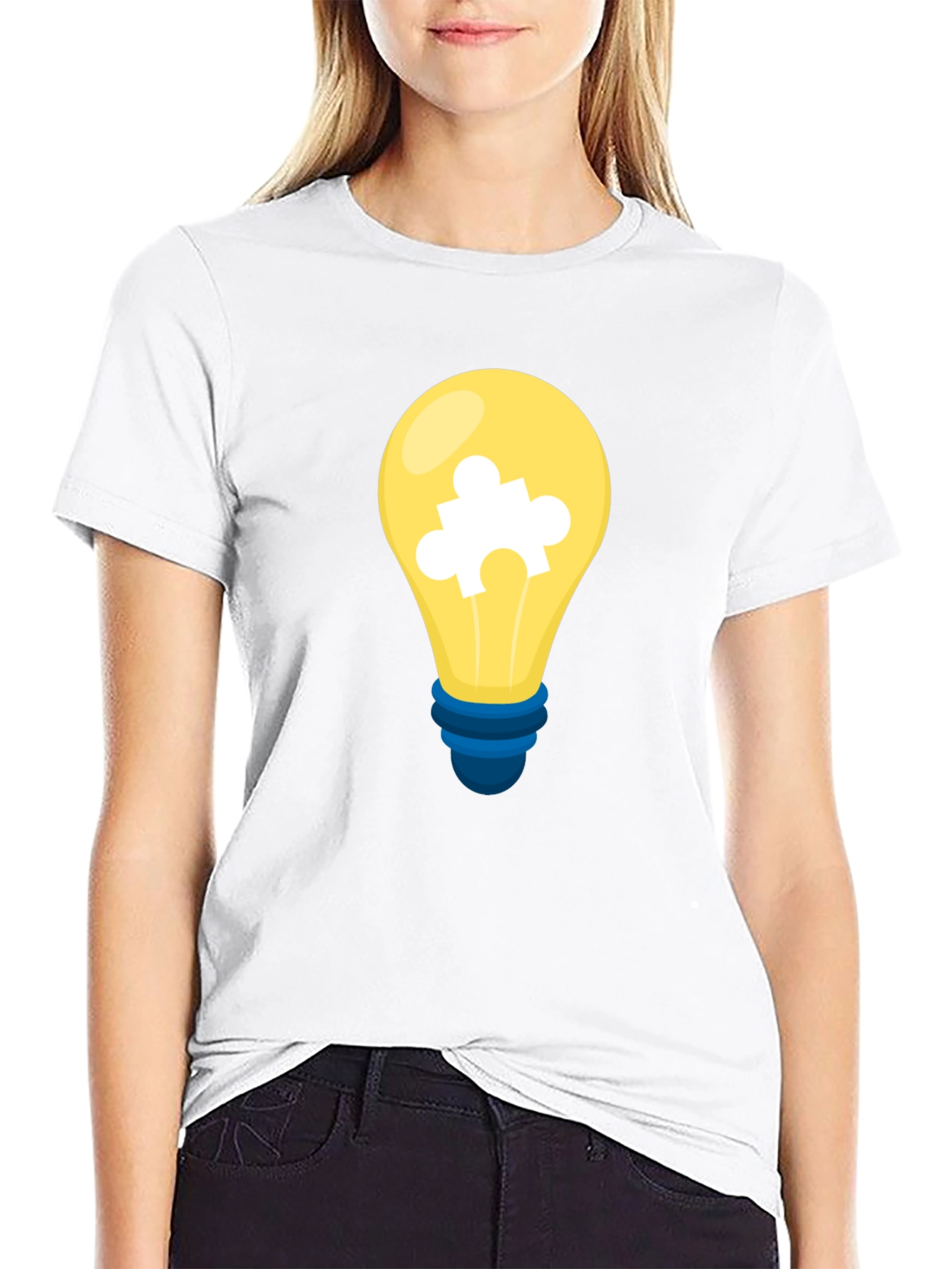 Puzzle Bulb Graphic Tee