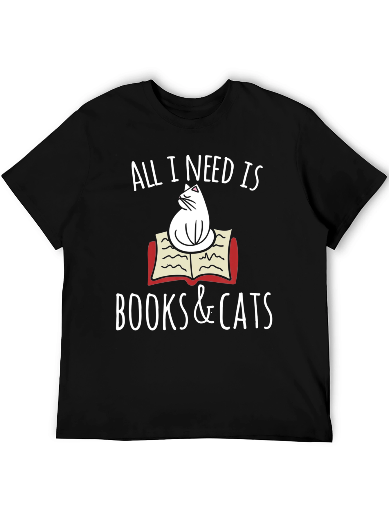 Books and Cats T-Shirt