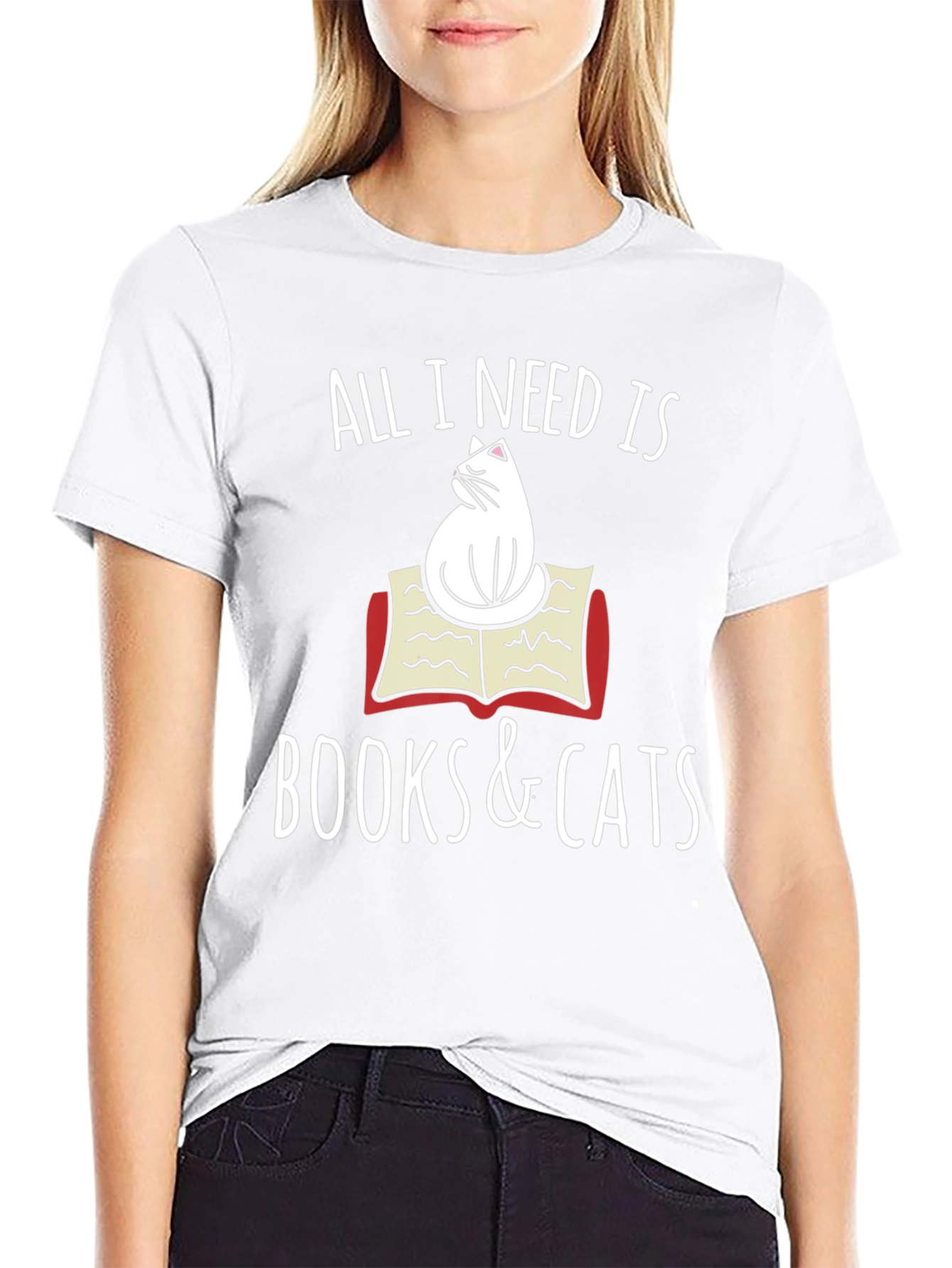 Books and Cats T-Shirt