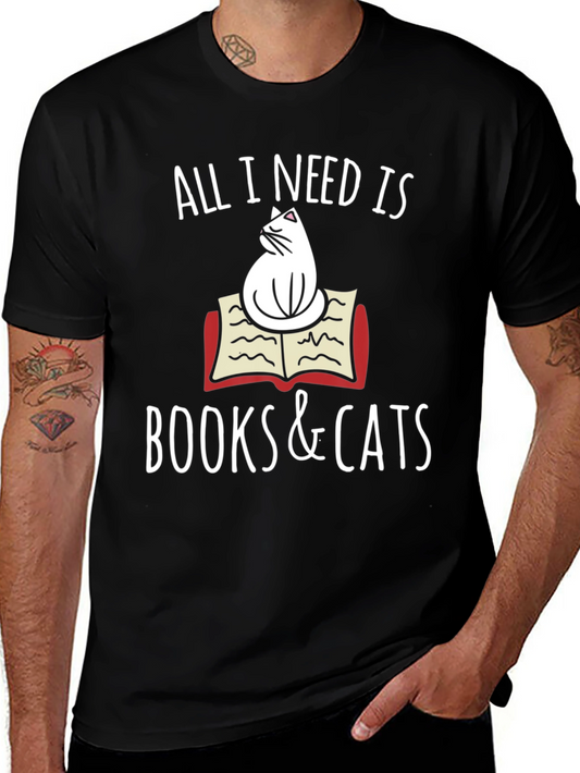 Books and Cats T-Shirt