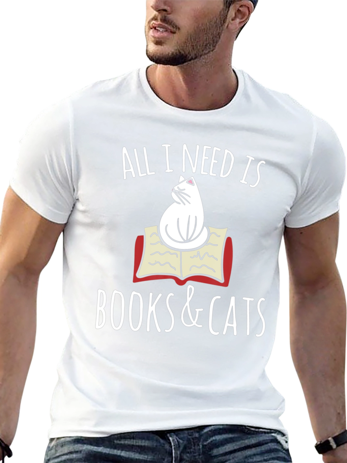 Books and Cats T-Shirt