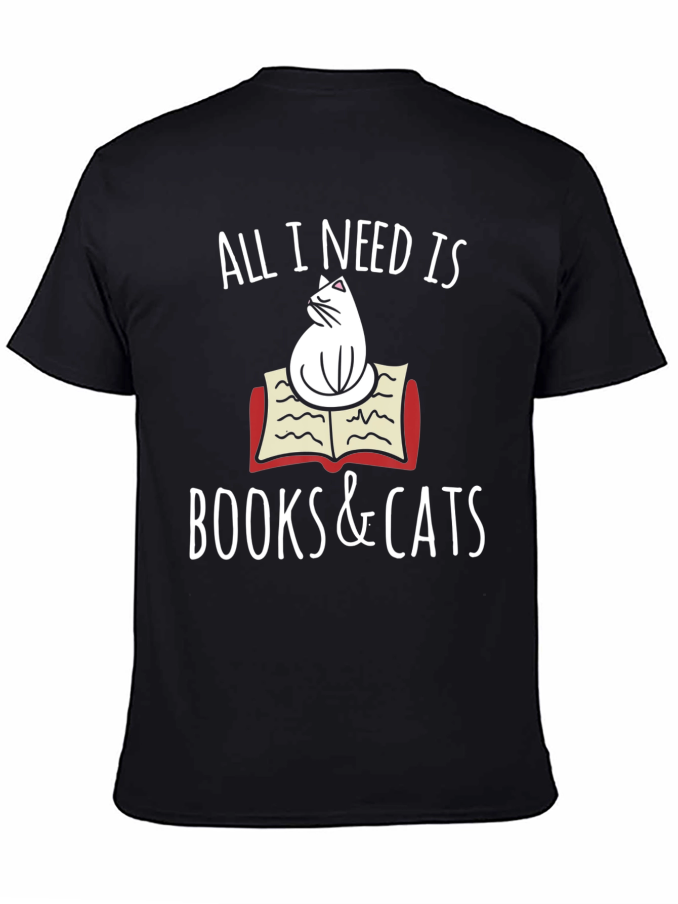 Books and Cats T-Shirt