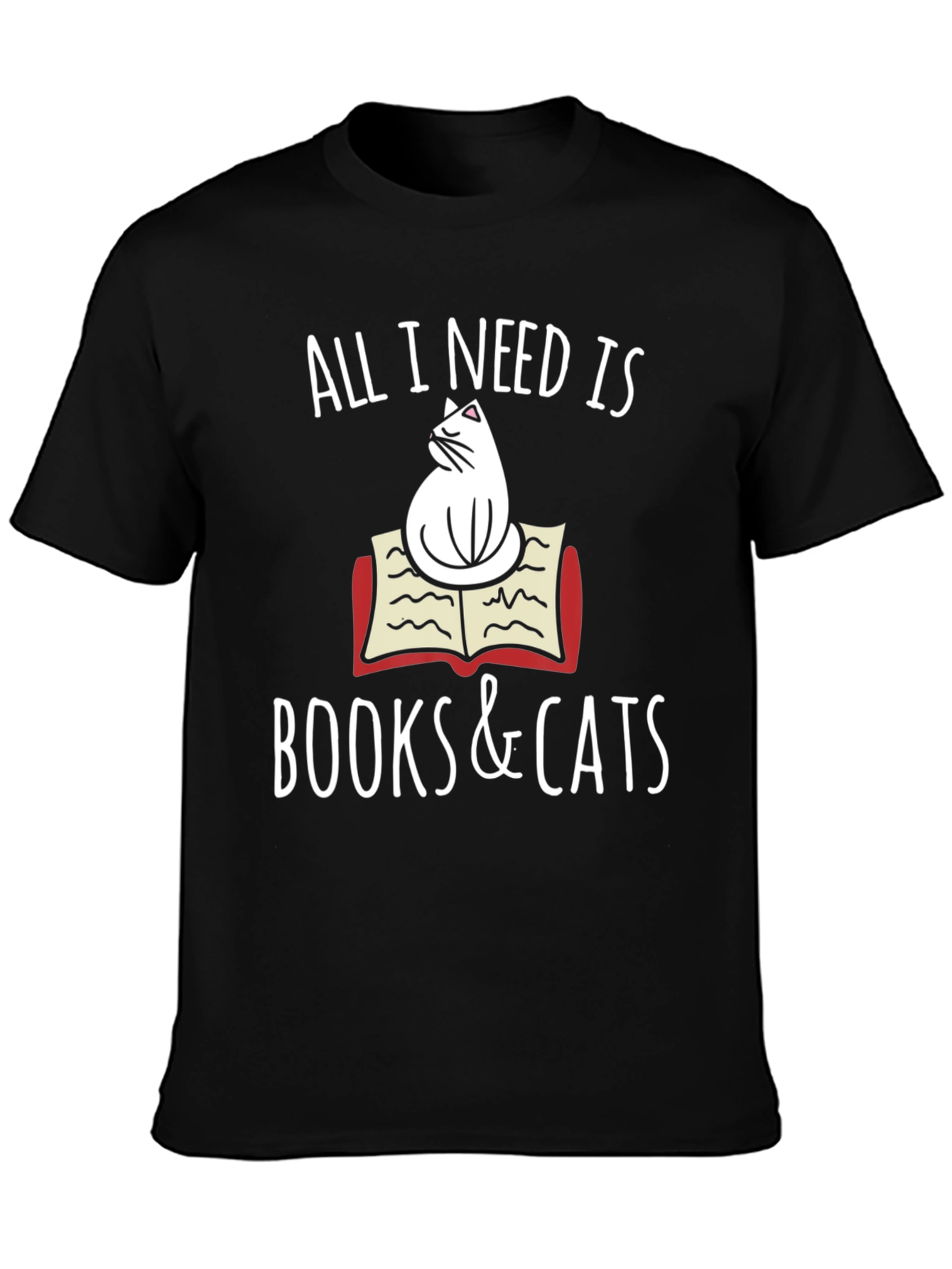 Books and Cats T-Shirt