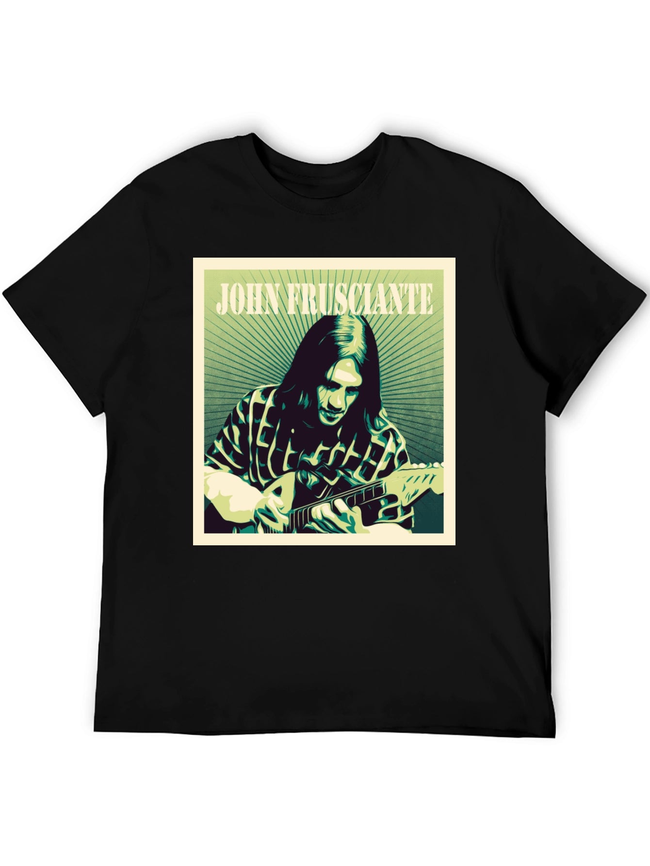 John Frusciante Graphic Tee - Classic Rock Guitarist T-Shirt